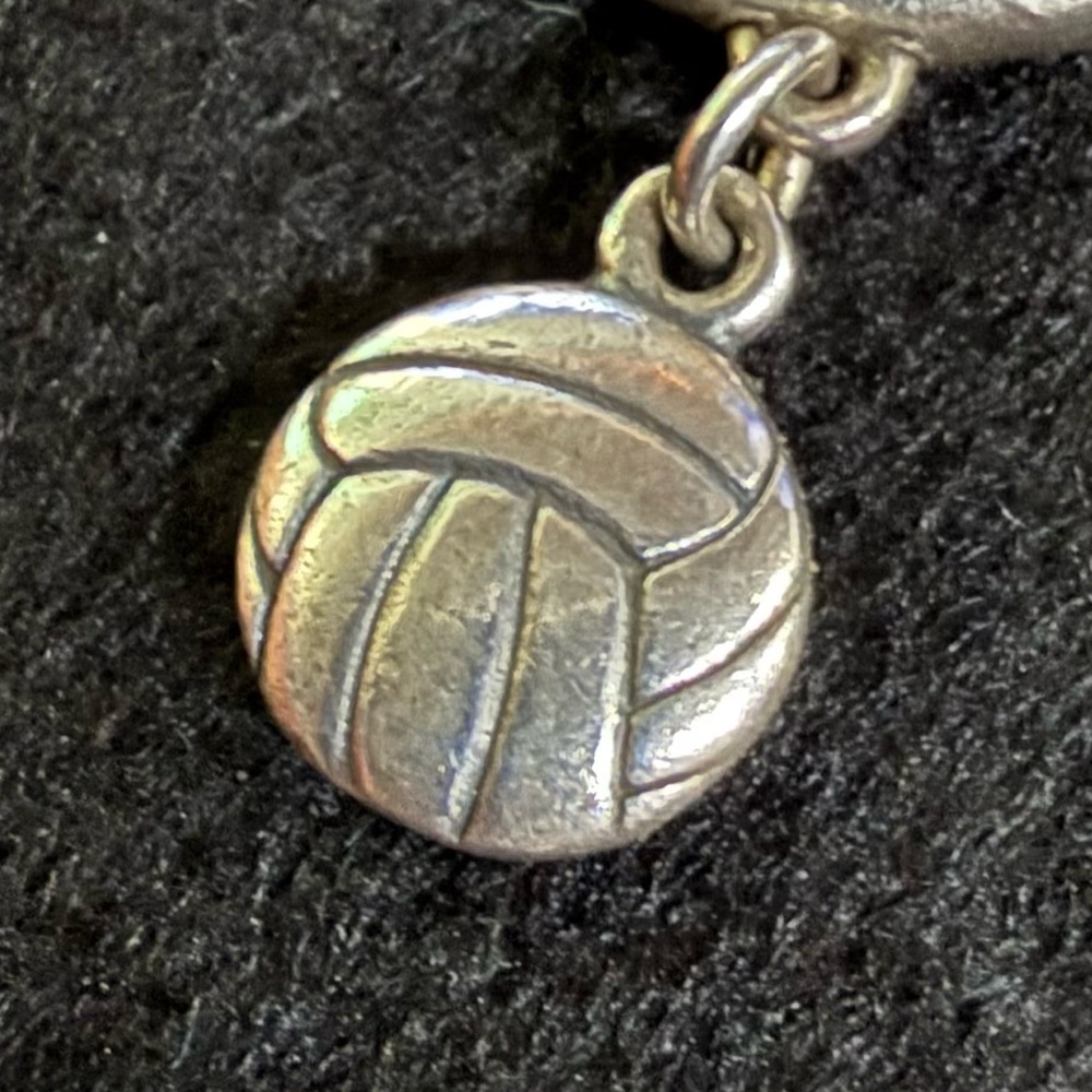 James Avery Sterling Silver Volleyball Charm - RARE & RETIRED